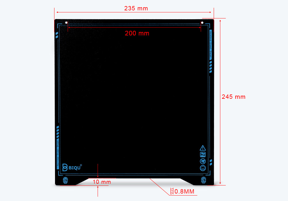 BIQU Flex plate PEI - Solunoid.dk